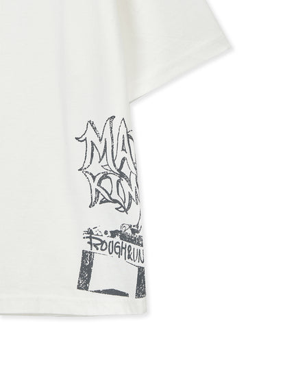 [Aespa Ningning Worn] Matin Kim Vintage Graffiti Artwork Top