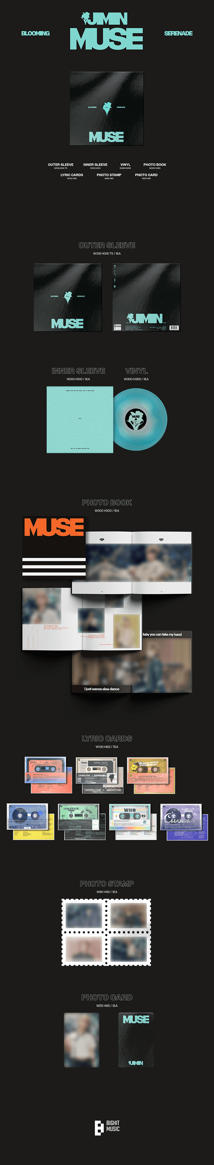 BTS (Jimin) ‘MUSE’ VINYL LP