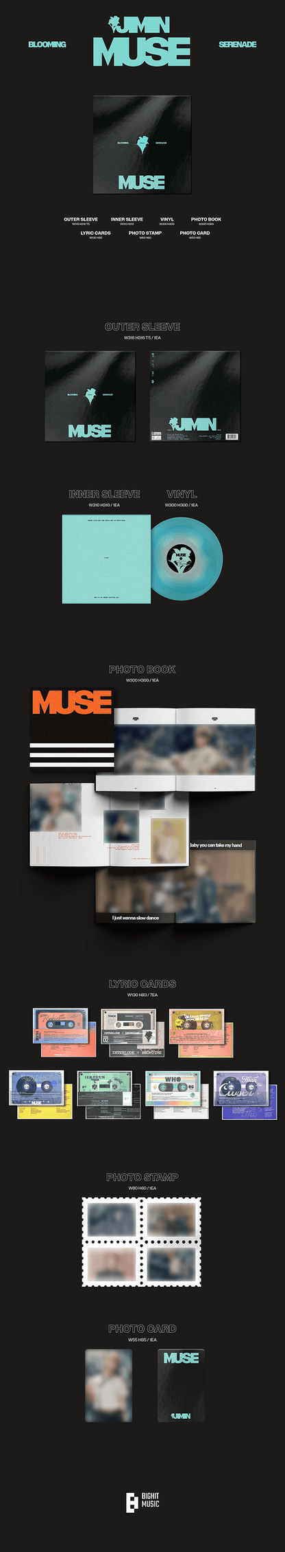 BTS (Jimin) ‘MUSE’ VINYL LP
