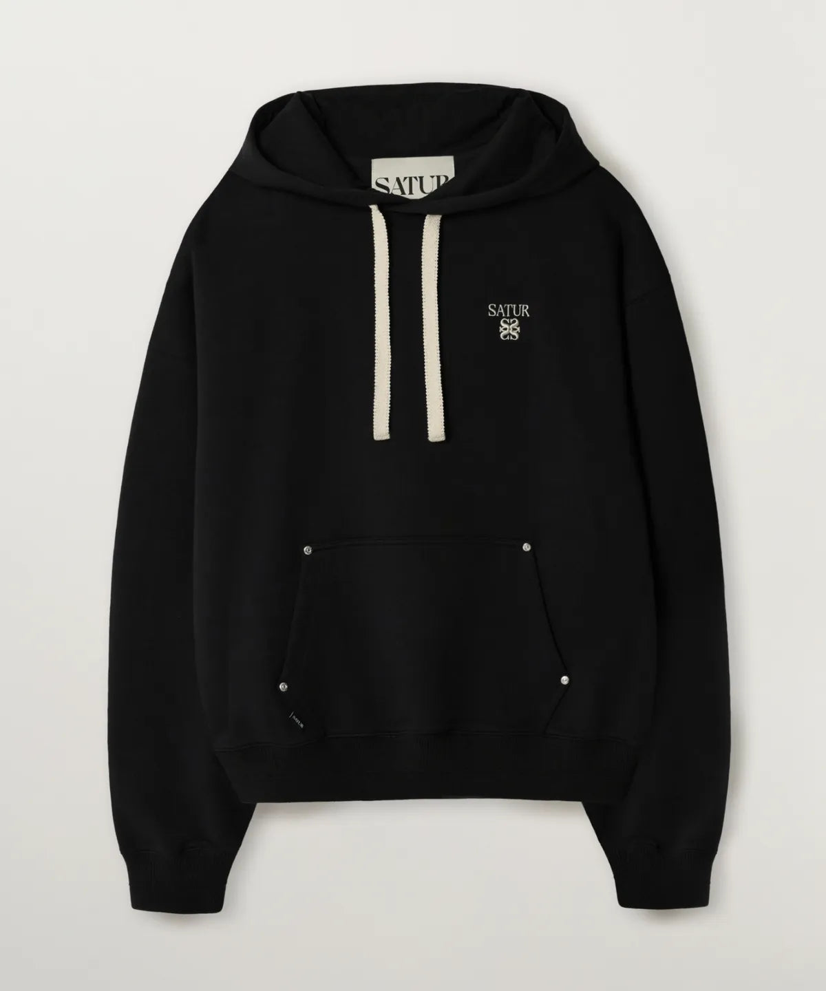 [Riize Pick] 26SS Satur Loren Small Logo Rivet Hoodie