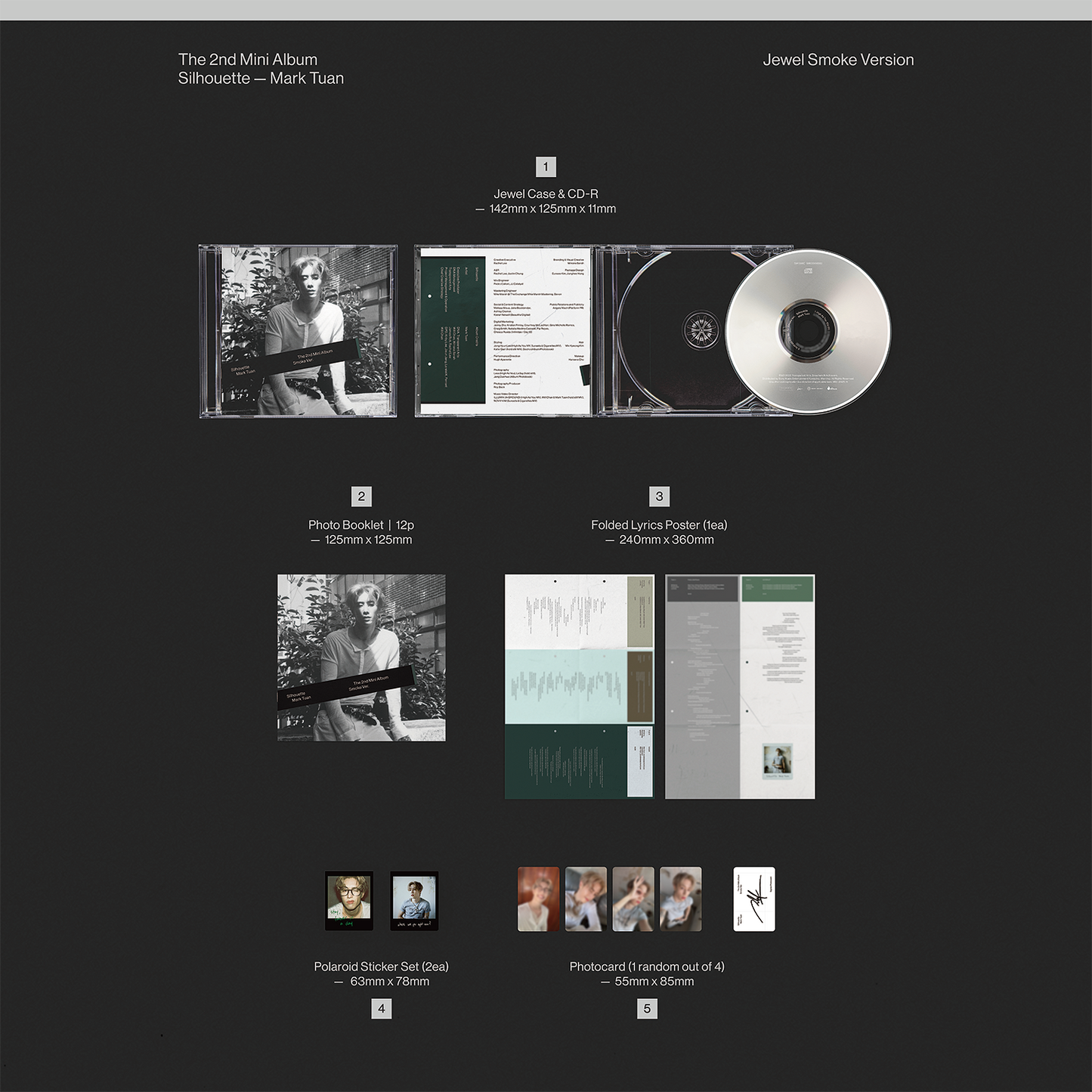 Got7 Mark Tuan - 2nd Mini Album Silhouette (Jewel Ver.)