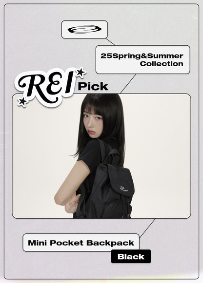 [Ive Rei Pick] Opening Project Mini Pocket Backpack - Black