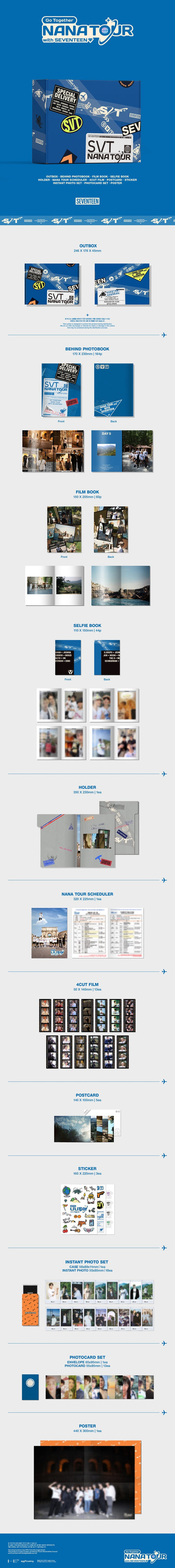 SEVENTEEN - NANA TOUR with SEVENTEEN 2024 MOMENT PACKAGE