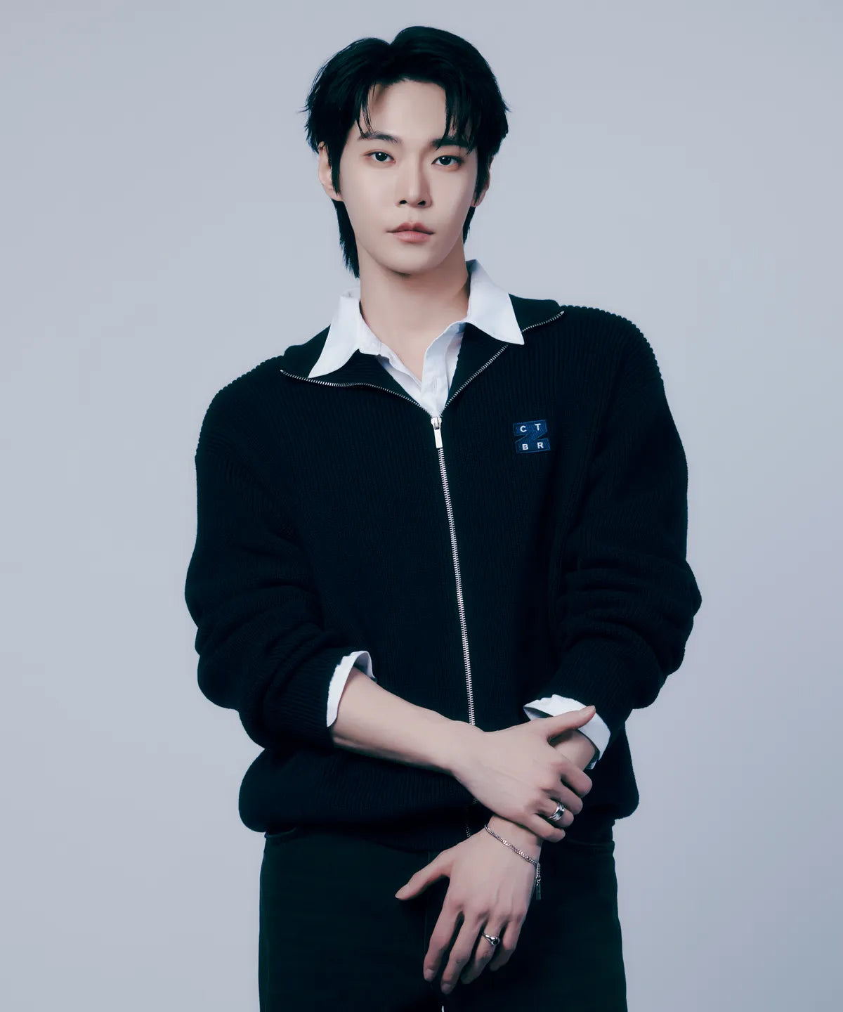 NCT Doyoung x CITYBREEZE Logo Wappen Zip-Up Cardigan (5 Colors)