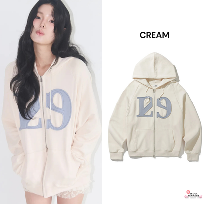 ILLIGO 129 LOGO PATCH HOOD ZIP UP WORN BY NCT MARK