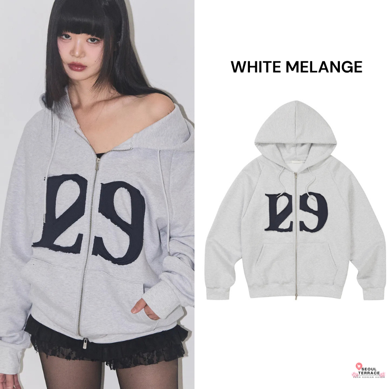 ILLIGO 129 LOGO PATCH HOOD ZIP UP WORN BY NCT MARK