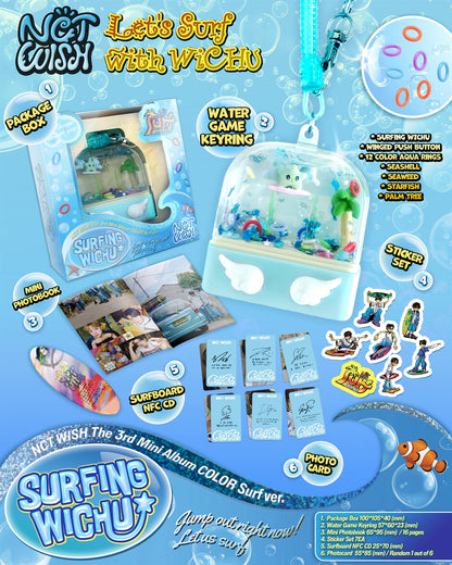 NCT WISH – 3rd Mini Album: COLOR [Surf Ver.] (Smart Album)