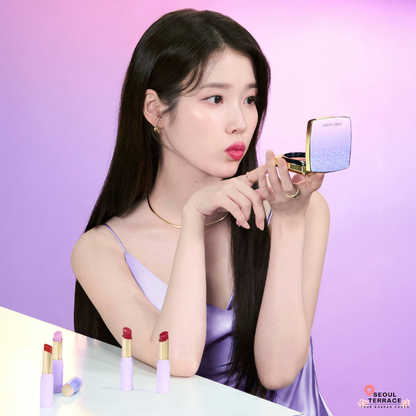 IU X Estée Lauder "NEW Lavender Kiss" Jelly Balm 3g + Scrunchie + Foundation 5ml