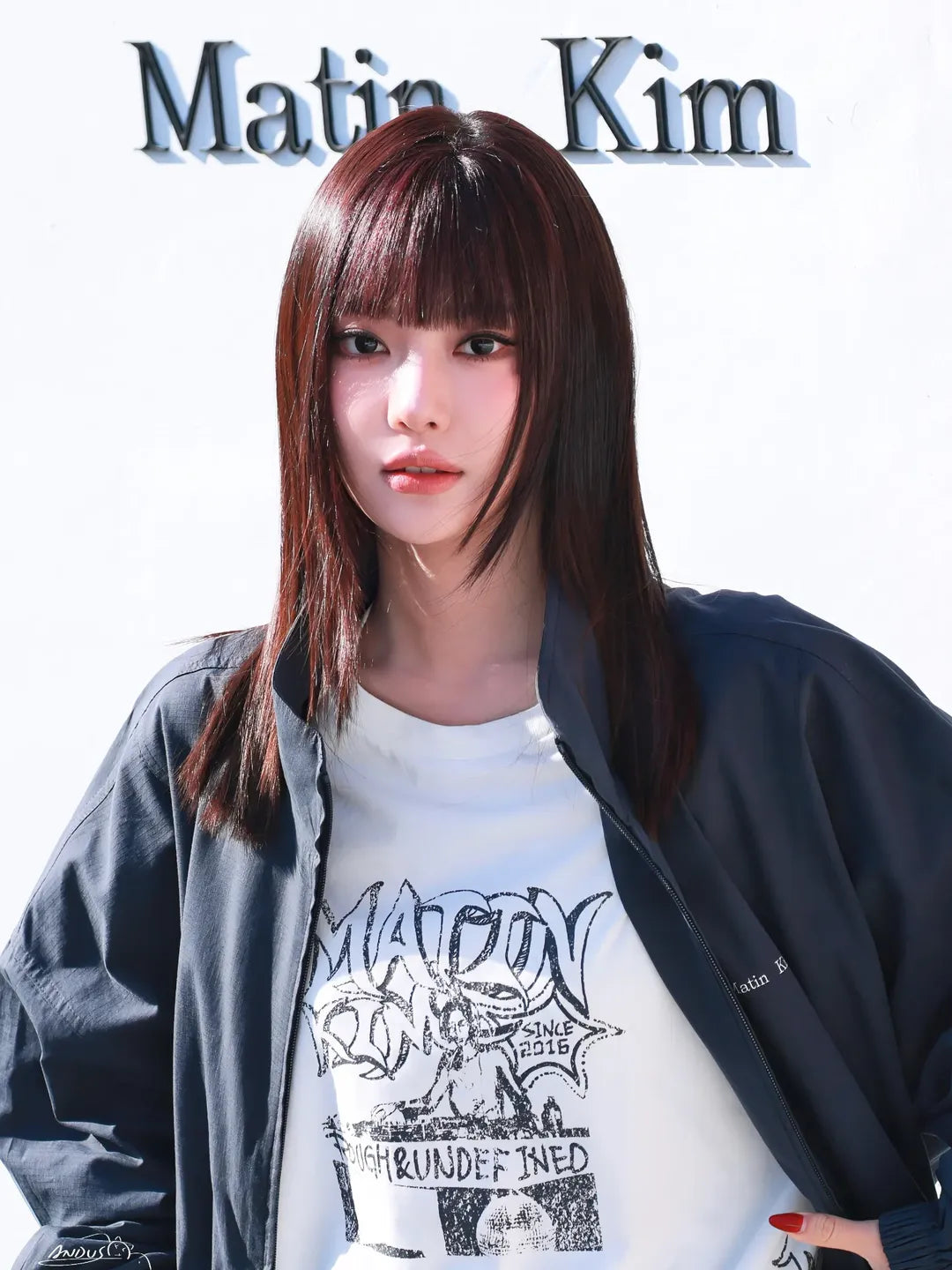 [Aespa Ningning Worn] Matin Kim Vintage Graffiti Artwork Top