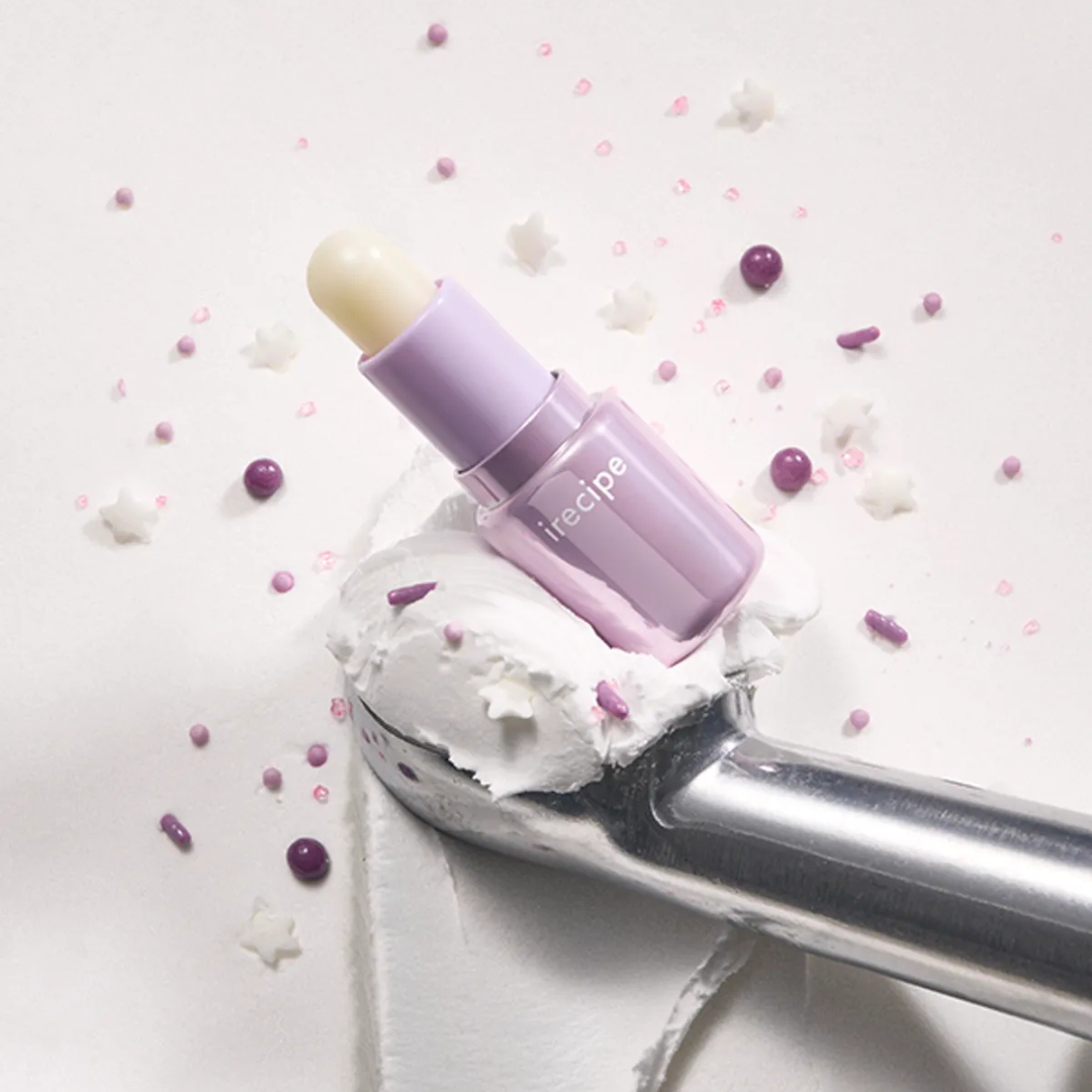 [NMIXX JIWOO PICK] iRecipe Vibe Up Prism Lip Balm Duo Bare Chiffon + 1 More Shade