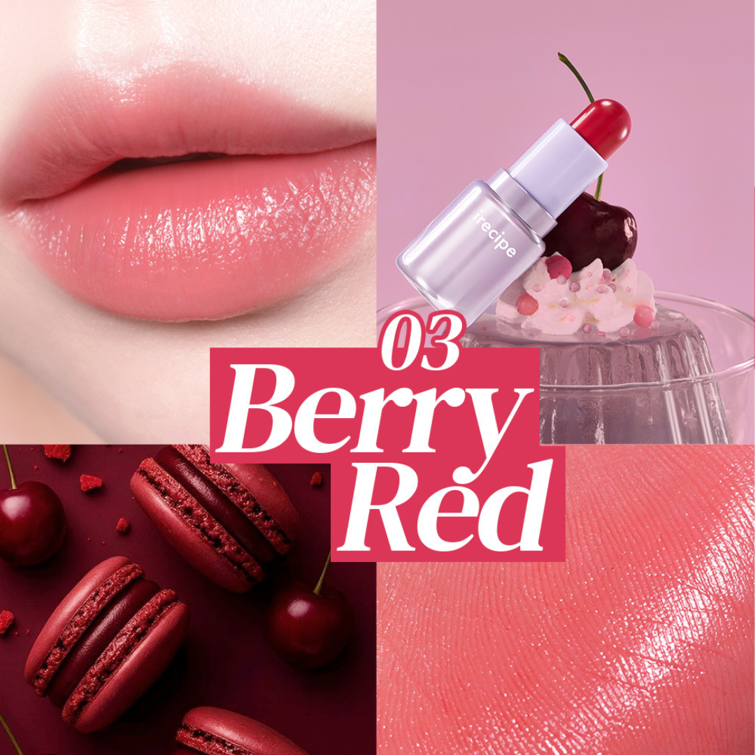 [NMIXX JIWOO PICK] iRecipe Vibe Up Prism Lip Balm Duo Bare Chiffon + 1 More Shade