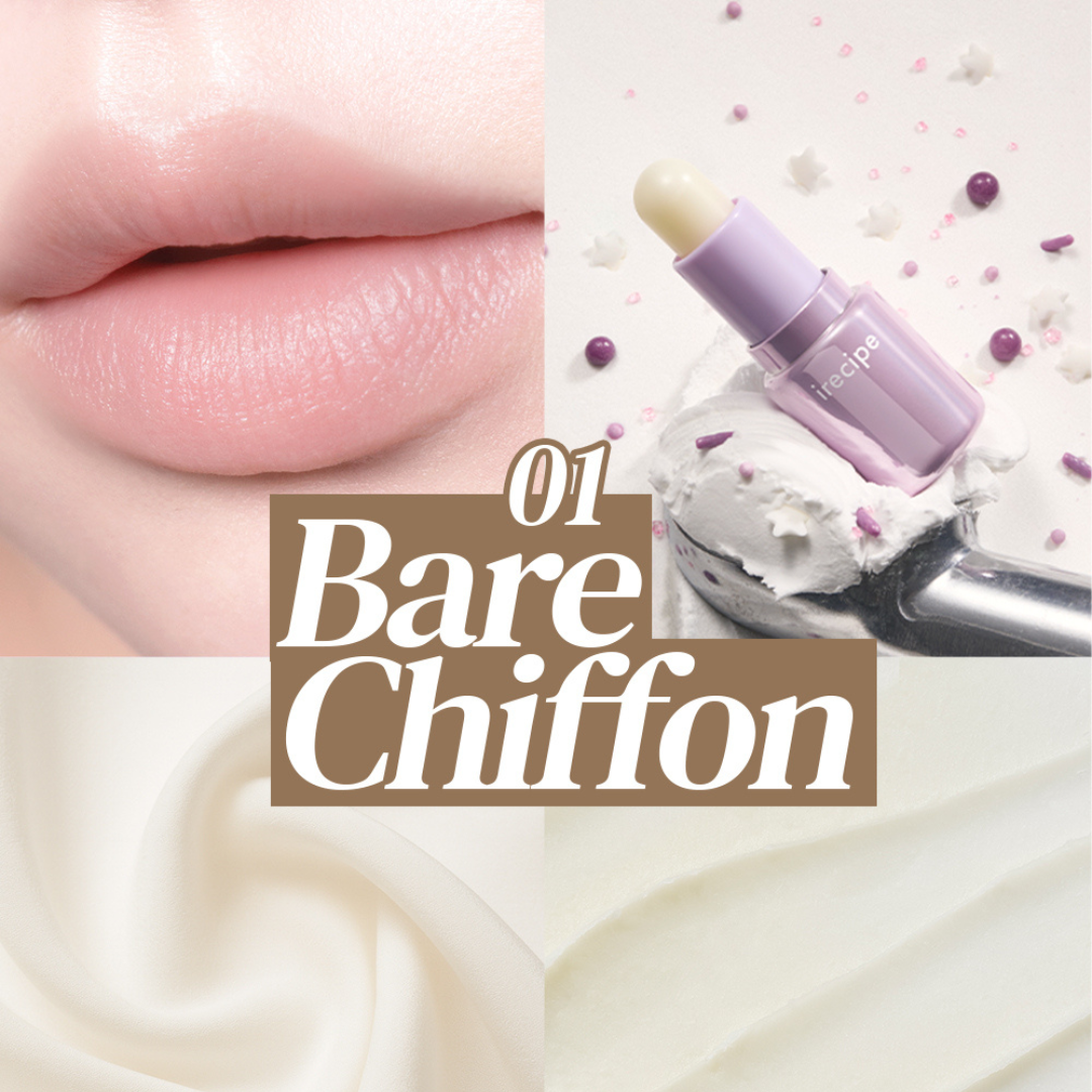 [NMIXX JIWOO PICK] iRecipe Vibe Up Prism Lip Balm Duo Bare Chiffon + 1 More Shade