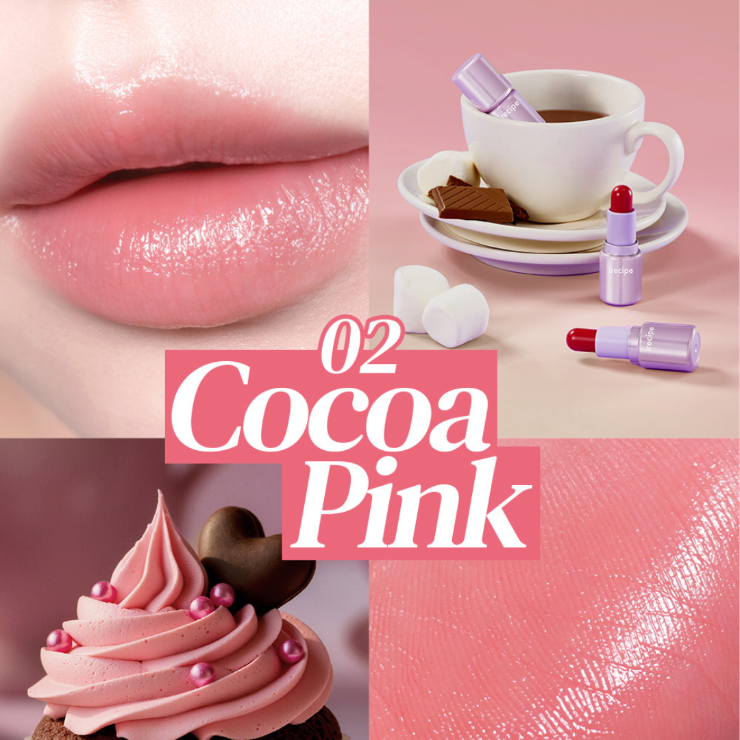 [NMIXX JIWOO PICK] iRecipe Vibe Up Prism Lip Balm Duo Bare Chiffon + 1 More Shade