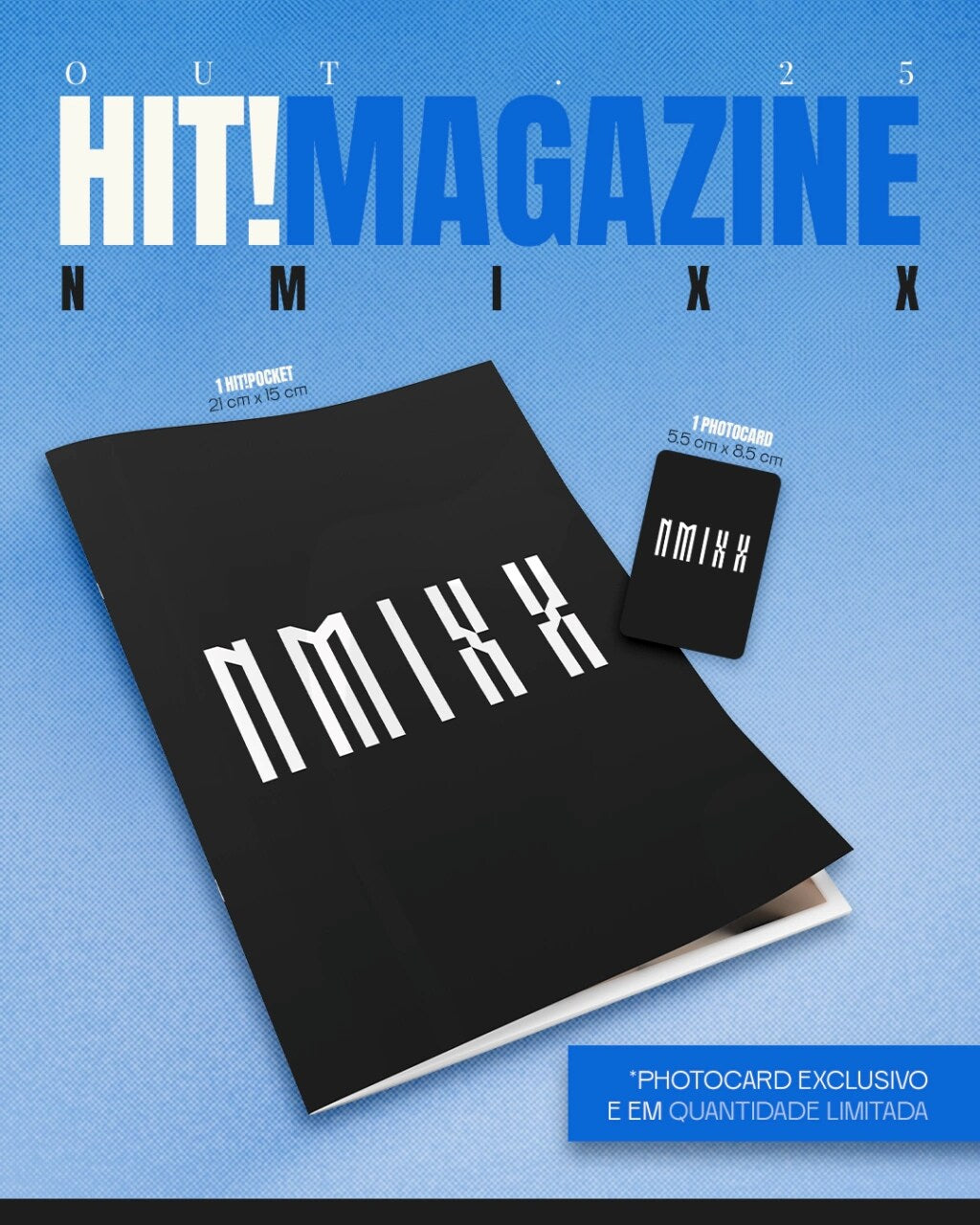NMIXX x HIT! Magazine Pocket October 2025: NMIXX Cover (Magazine + 1 Card)