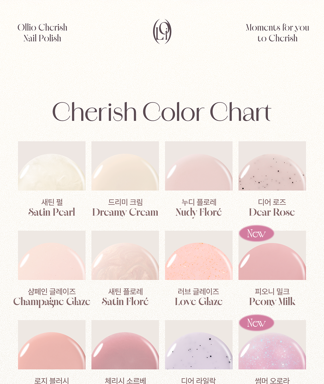[Nmixx Pick] Ollio Cherish Nail Polishes