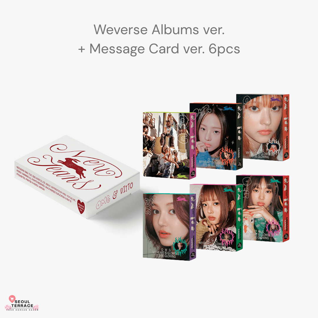 NewJeans ‘OMG’  Message Card ver. + Weverse Albums ver.