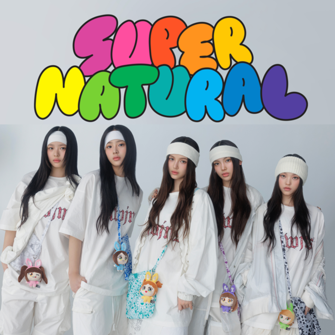 NewJeans 'Supernatural'  NJ X MURAKAMI Bag Ver + Weverse Albums ver.