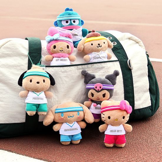 [Olive Young x Sanrio] CUTIE RUN Doll Keyring Kuromi Melody Cinnamorolll 