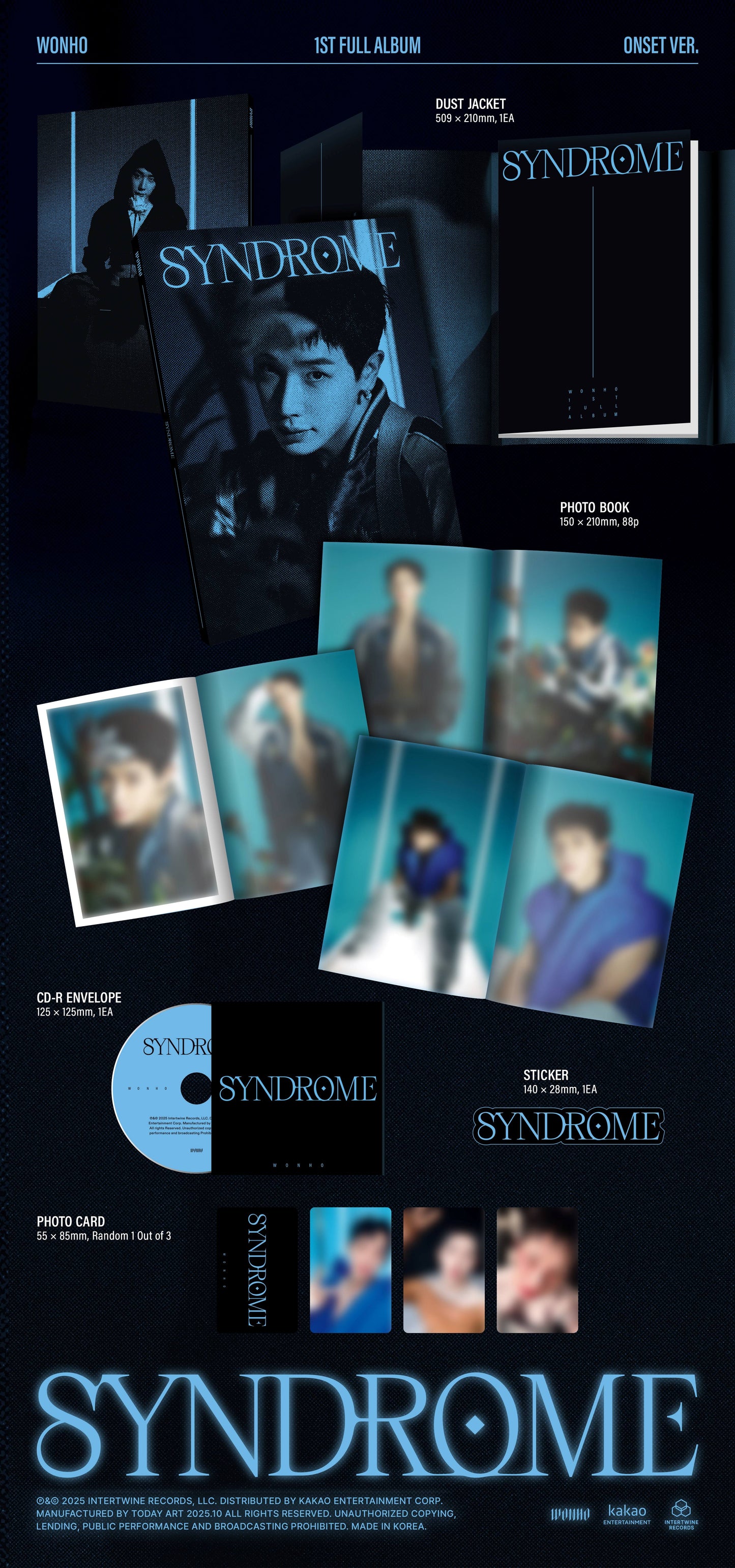 Monsta X WONHO - Full Album [SYNDROME]