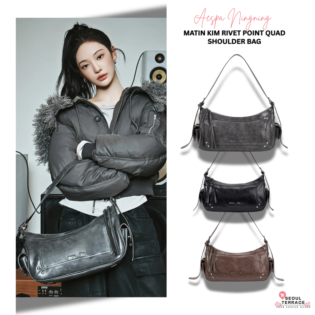 [Aespa Ningning Pick] Matin Kim Rivet Point Quad Shoulder Bag