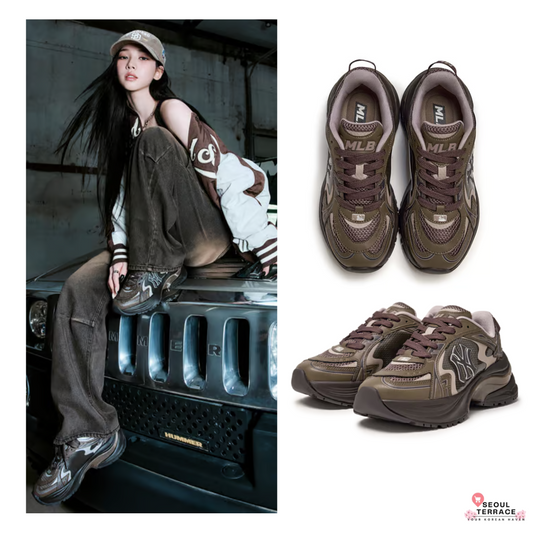 [Karina Pick] 25FW MLB Curve Runner Enamel New York Yankees