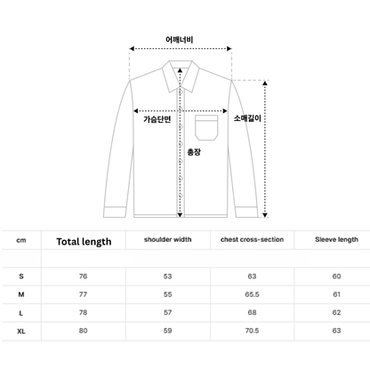 [TXT Soobin Worn] Covernat Overfit Hoodie Check Shirt Dark Blue