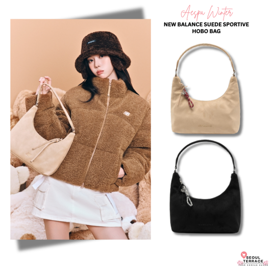 [Aespa Winter Pick] New Balance Suede Sportive Hobo Bag