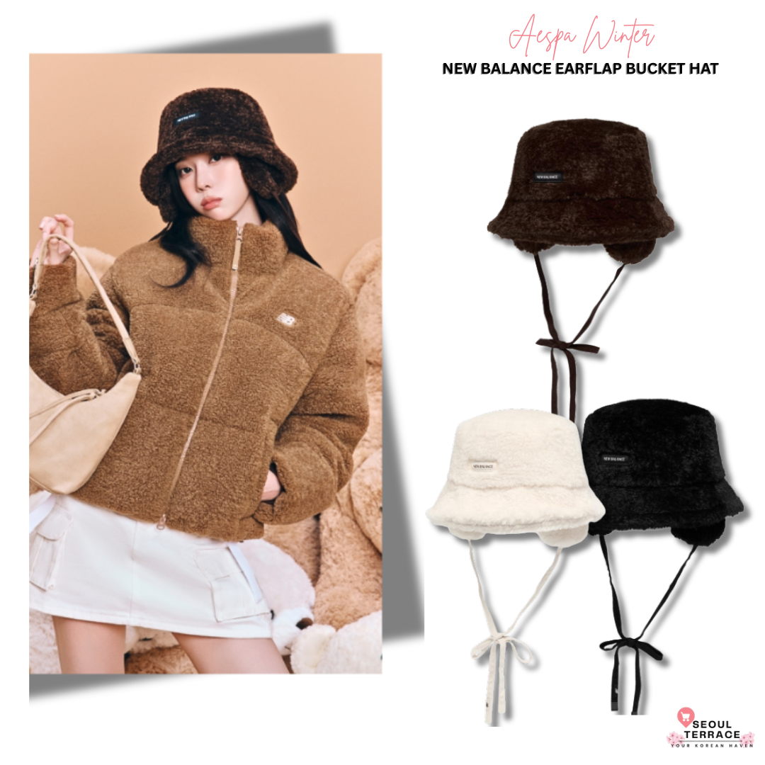 [Aespa Winter Pick] New Balance Earflap Bucket Hat