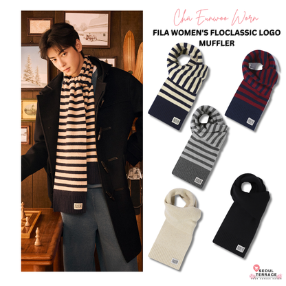 [Cha Eunwoo Worn] Marithé et François Girbaud Classic Logo Muffler