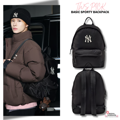 [TWS Pick] MLB Basic Sporty Backpack Black