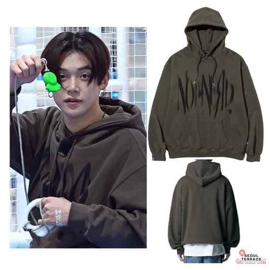 [TXT Yeonjun Worn] Not4Nerd Thorn Logo Pullover Hood