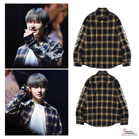 [NCT DREAM Renjun worn] Not4Nerd Offshoot Flannel Shirt