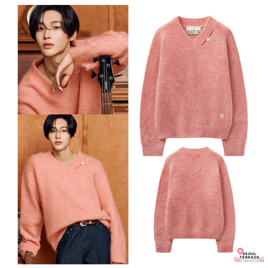 [Riize Pick] 25FW Satur Essen Two-Tone Mohair Pullover Knit