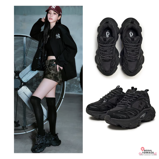 [Karina Pick] 25FW MLB Winner Chunky NB New York Yankees - Zet Black