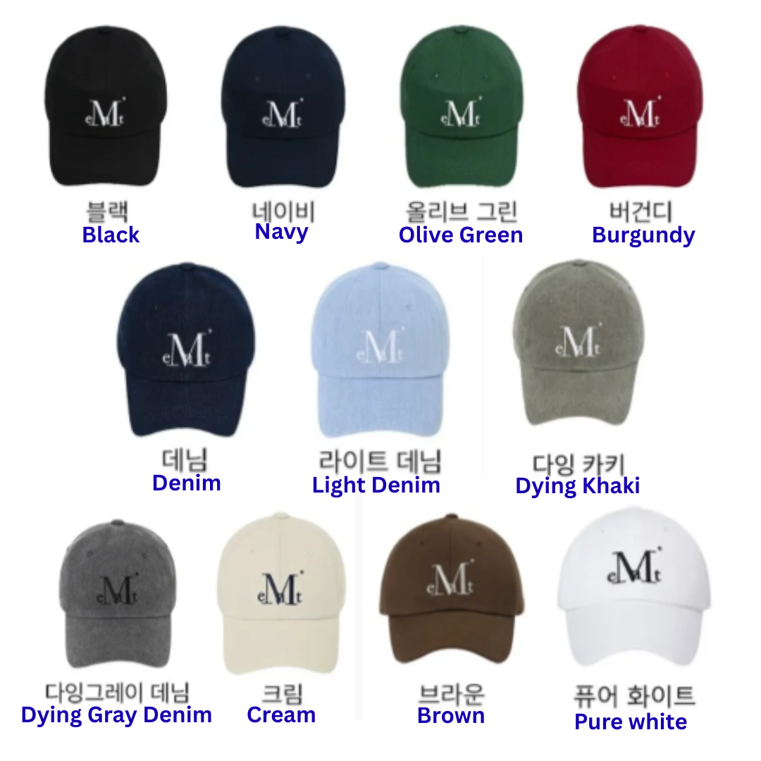 [Boynextdoor Sungho Worn] MUCENT Signature Ball Cap