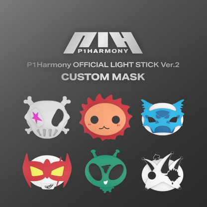 P1Harmony OFFICIAL LIGHT STICK ver.2 CUSTOM MASK