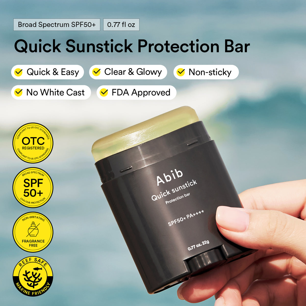 ABIB - Quick Sunstick Protection Bar SPF50+PA++++ (22g)