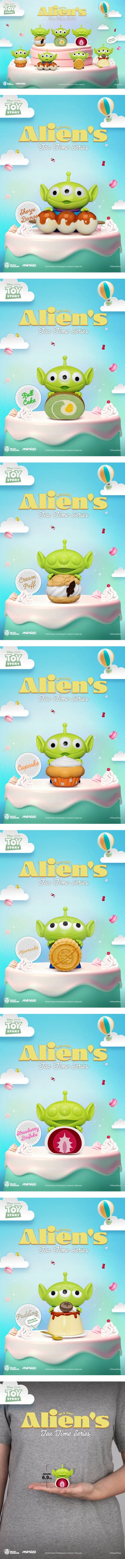 PLAY IN THE BOX - TOY STORY Series Alien Tea Time series Blind Box