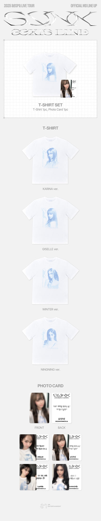aespa 2025 LIVE TOUR - SYNK : aeXIS LINE - OFFICIAL MERCHANDISE