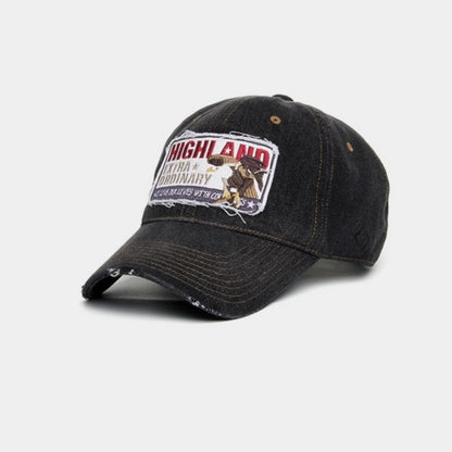 PLATEAU HIGH EA DENIM WASHED CAP BLACK Seen worn by BTS Jimin