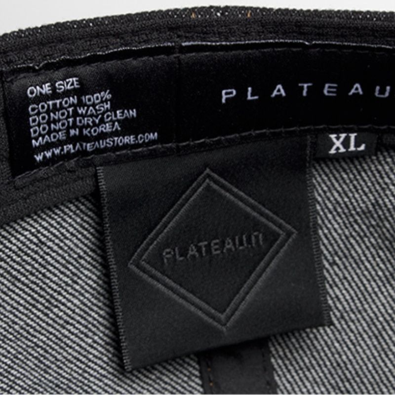 PLATEAU HIGH EA DENIM WASHED CAP BLACK Seen worn by BTS Jimin