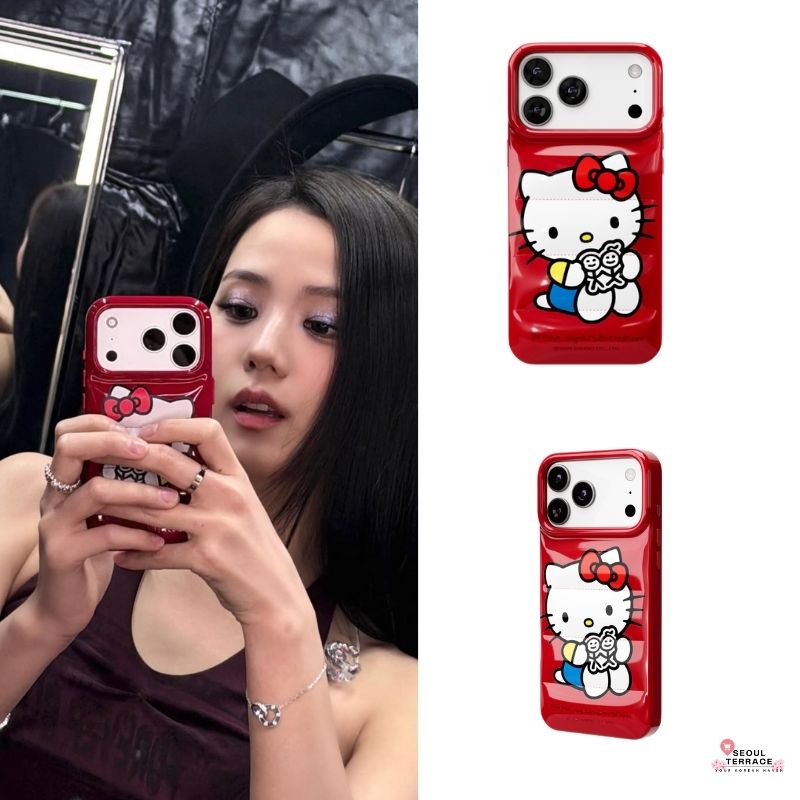 Jisoo Hello Kitty Puffer phone case – SEOUL TERRACE