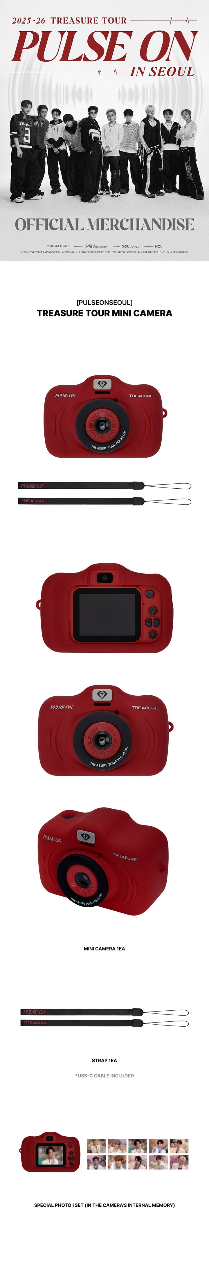 TREASURE [PULSEONSEOUL] TREASURE TOUR MINI CAMERA