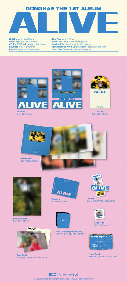 [Super Junior] DONGHAE - The 1st Album ALIVE