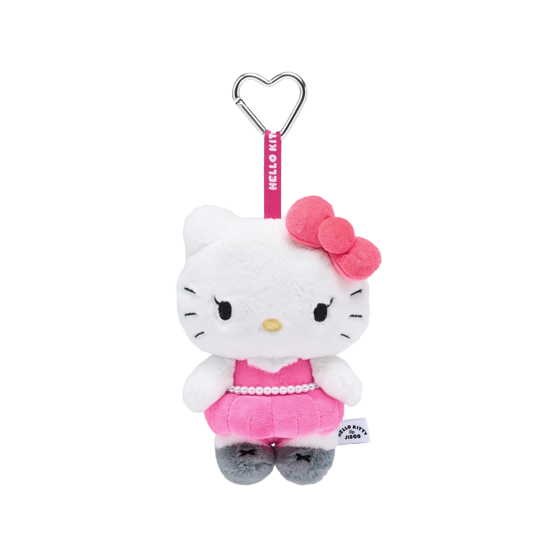 新品/HELLOKITTY☆JISOO/Keychain/SecretWhite Blackpink Jisoo x Hello Kitty Plush Keychain Limited Edition - 12 アイドル