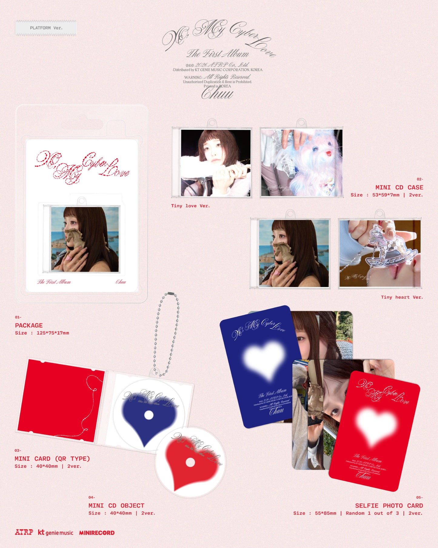 CHUU The First Album [XO, My Cyberlove]