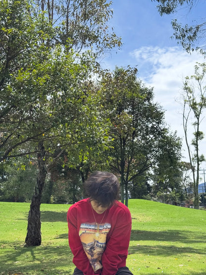 [BTS V Worn] NOICE Ombra Rossa Graphic Sweatshirt