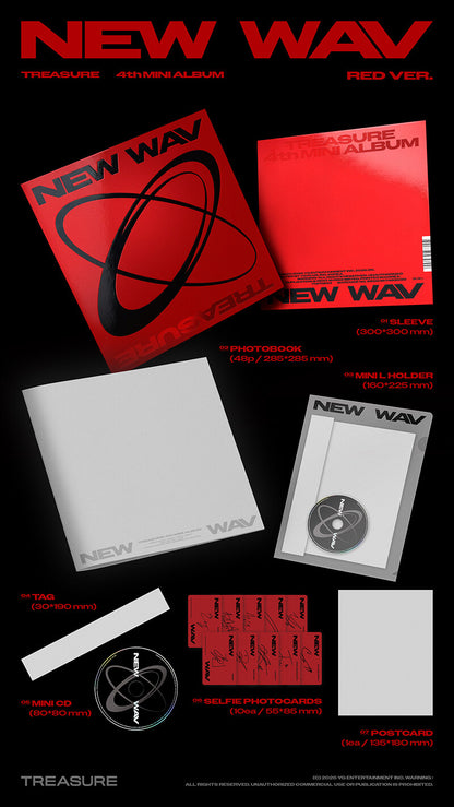 TREASURE 4th MINI ALBUM [NEW WAV]