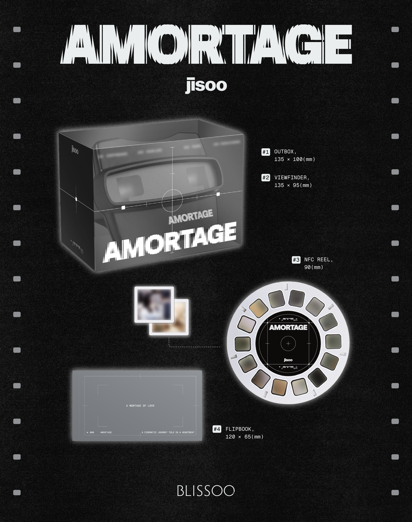 (BLACKPINK) JISOO Mini Album [AMORTAGE] EXCLUSIVE EDITION