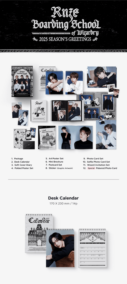 RIIZE 2025 Season's Greetings Calendar - Diary